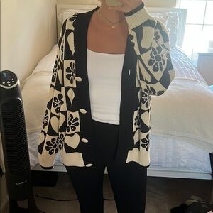 Zara Print Cardigan